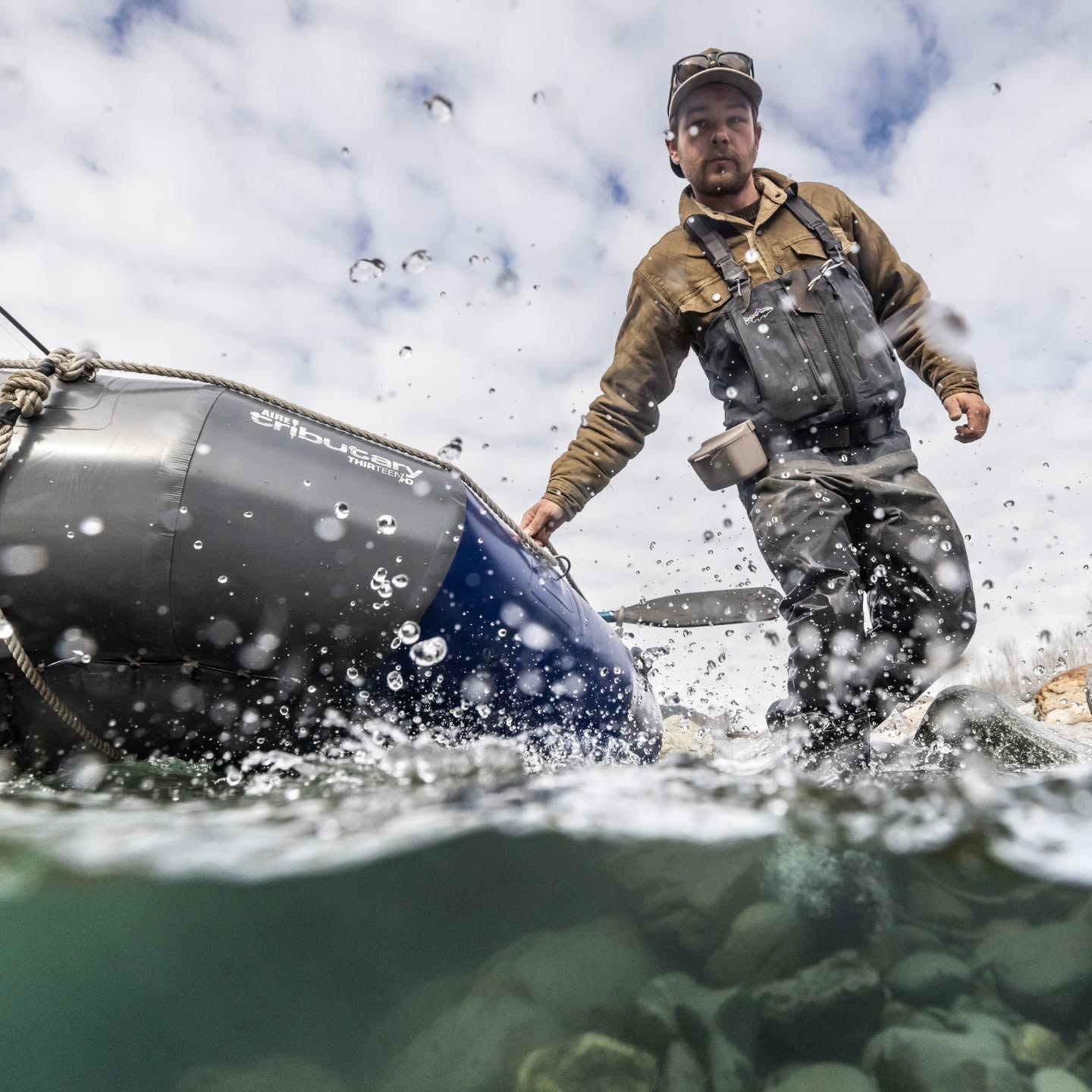 Brody Mansell at the Pitt River Lodge